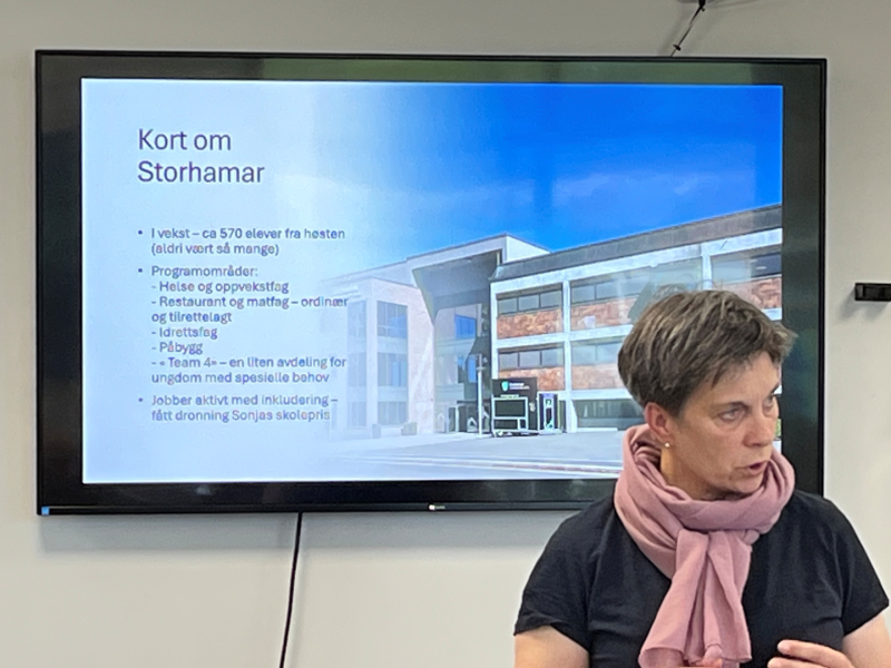 22. mai besøk av Storhamar Videregående skole