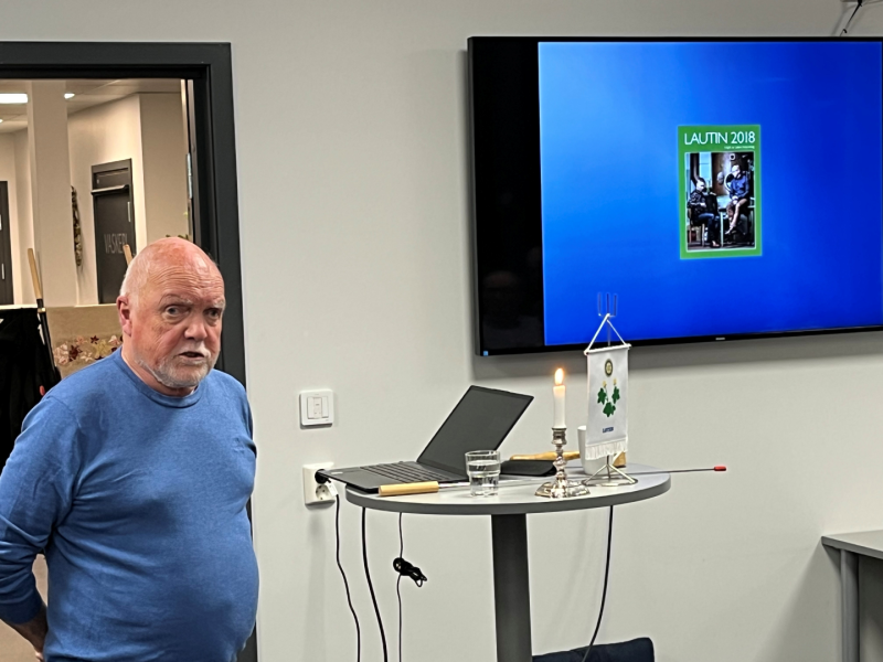 Veien fra Borgkrysset til Olahuset i Løten